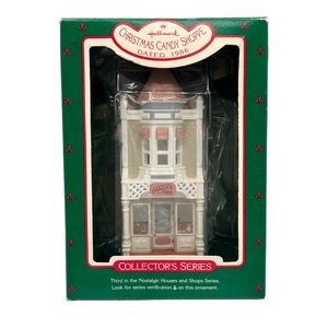 Hallmark 1986 Christmas Candy Shoppe Nostalgic Houses & Shops Series 3 Ornament